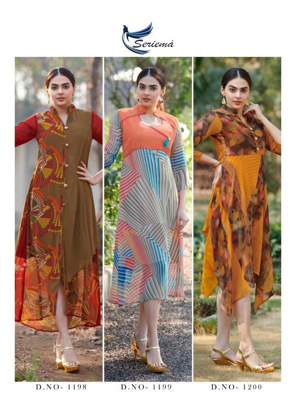 Seriema Kumb Shyner Printed Georgette Kurti Collection